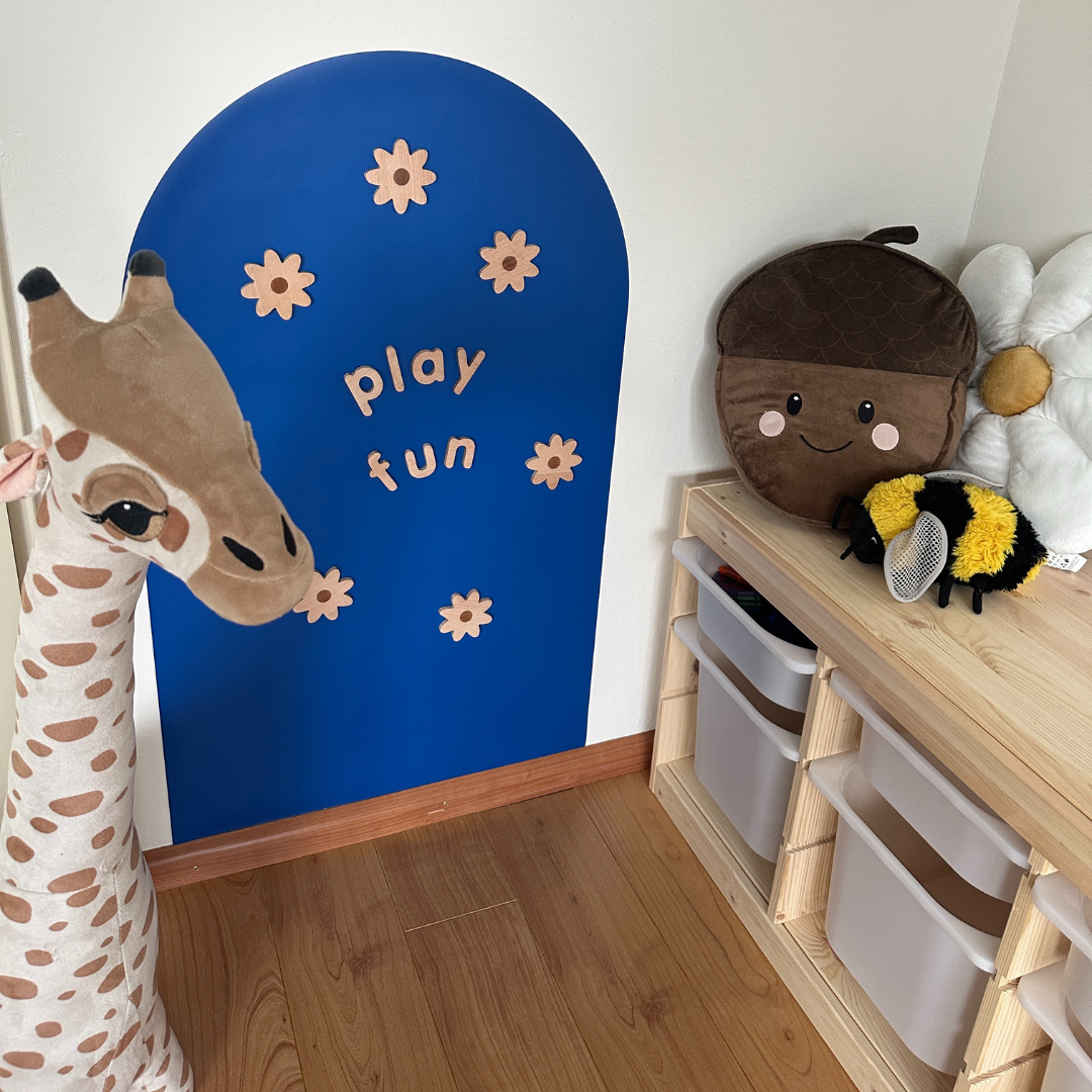 Magnetic Chalkboard wall sticker Multifunctional Vivid Blue - 100x60cm