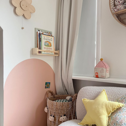 Magnetischer Kreidetafel-Wandsticker multifunktional 100x80cm - Cloudy Pink