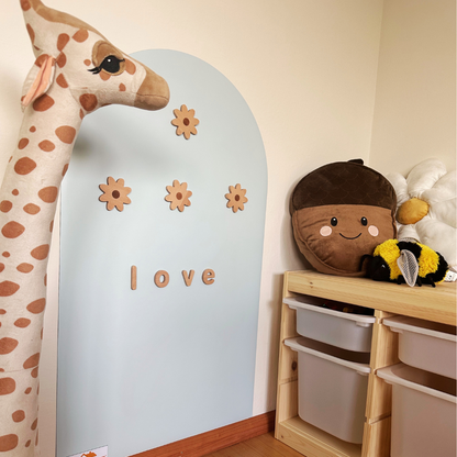 Magnetische Selbstklebende Kreidetafel Wandtattoo Sky Blue - 100x60cm
