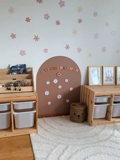 Magnetic Chalkboard wall sticker multifunctioneel 95x75cm - Clay Brown